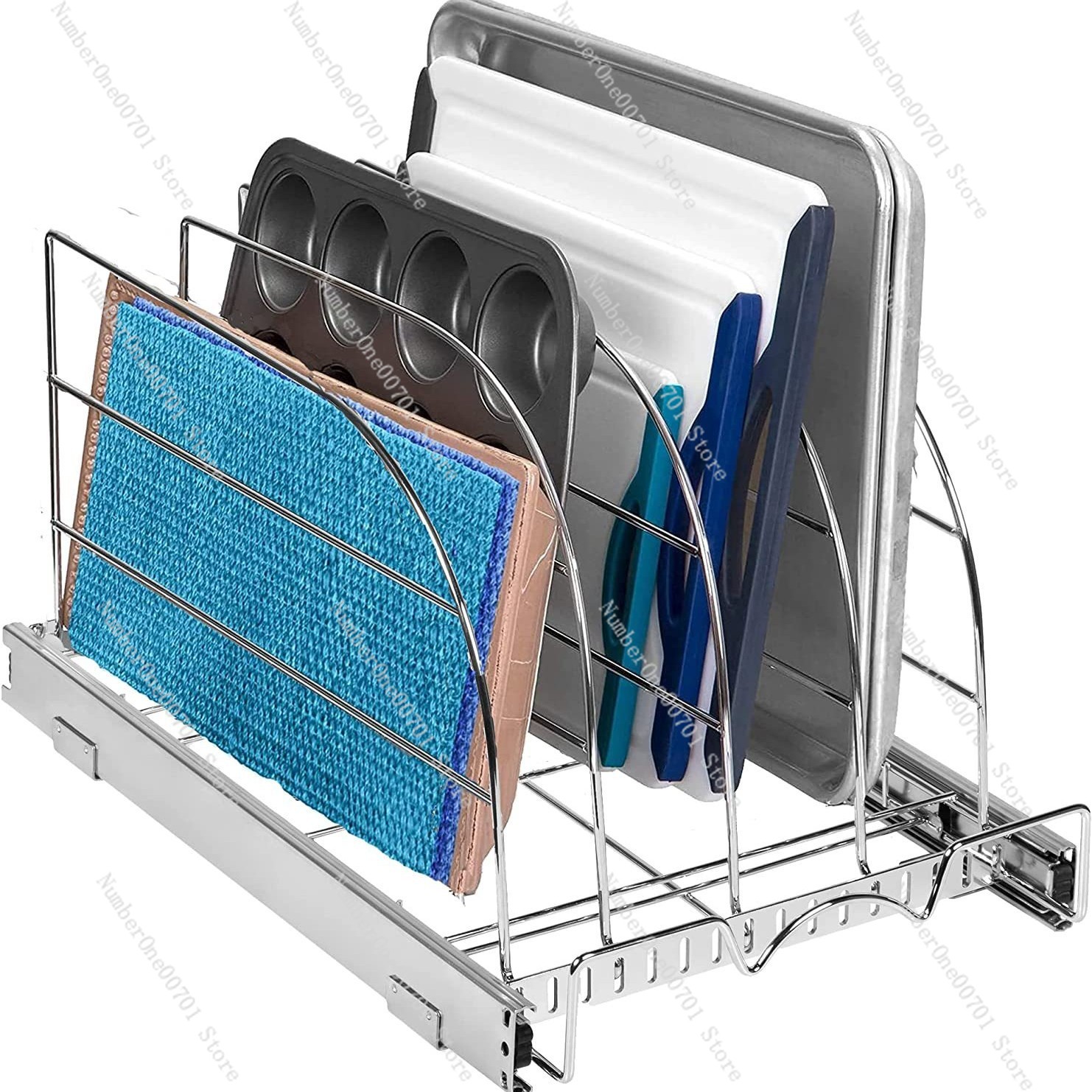Kitchen Cabinet Baking Organizer - 슬라이드 아웃 주방 캐비닛 오거나이저 베이킹