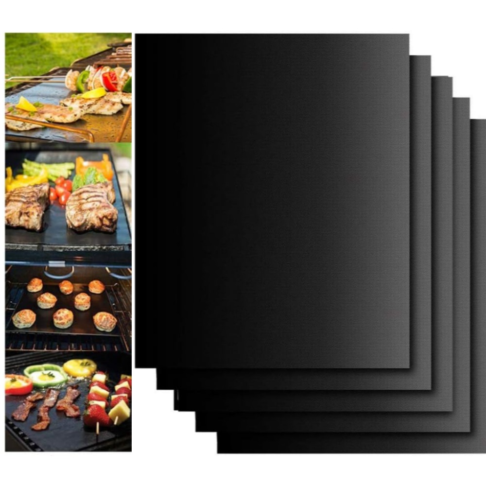 Super Kitchen Baking Mat - 2/4/6/8PCS 바베큐 그릴 매트 비 스틱