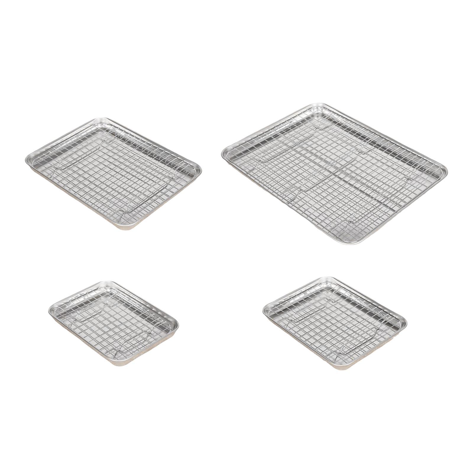 Kitchen Baking Pan Storage - 스테인리스 스틸 베이킹 시트와 랙이 있는