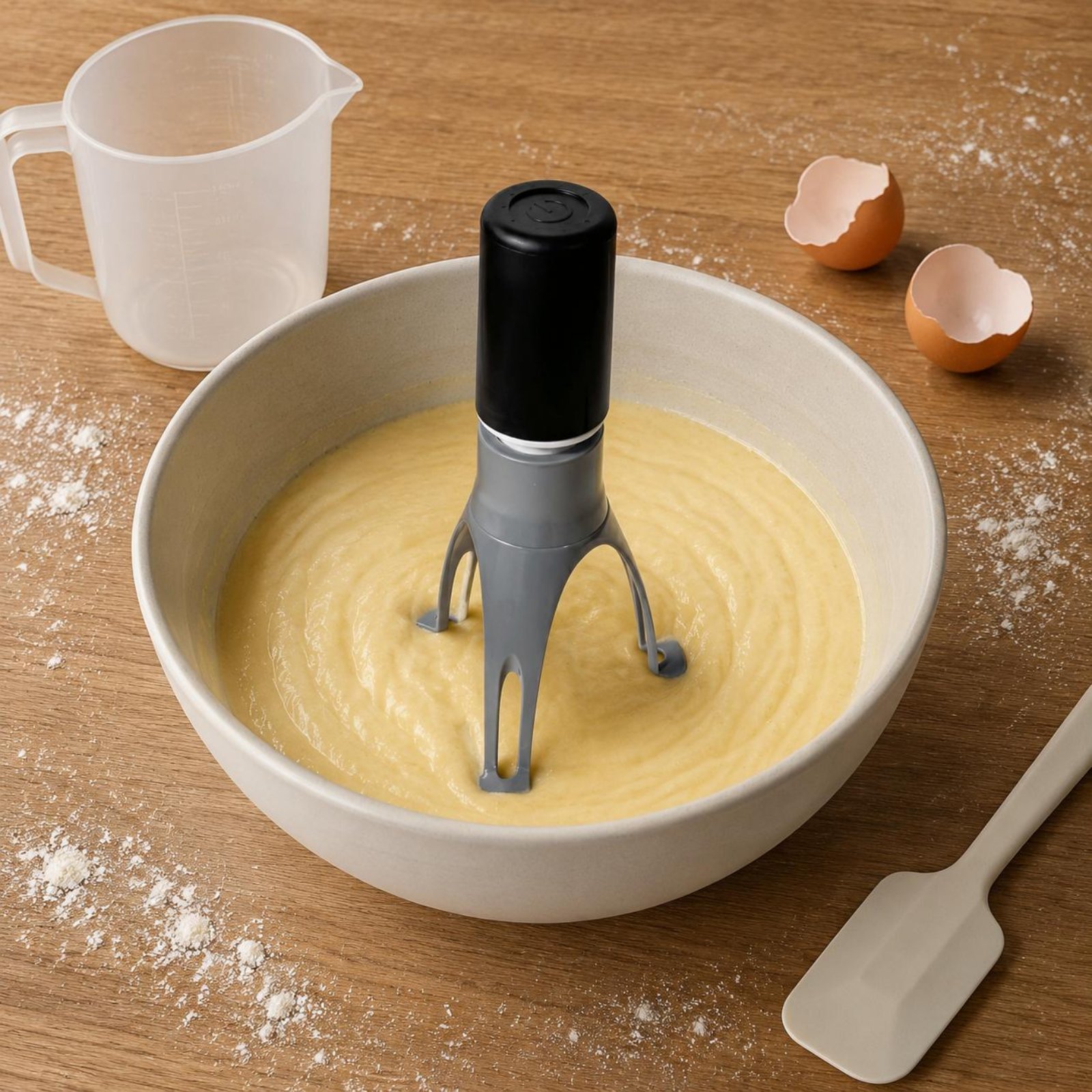 Kitchen Baking Mixer - 자동 삼각형 교반기 - 핸즈프리 전동