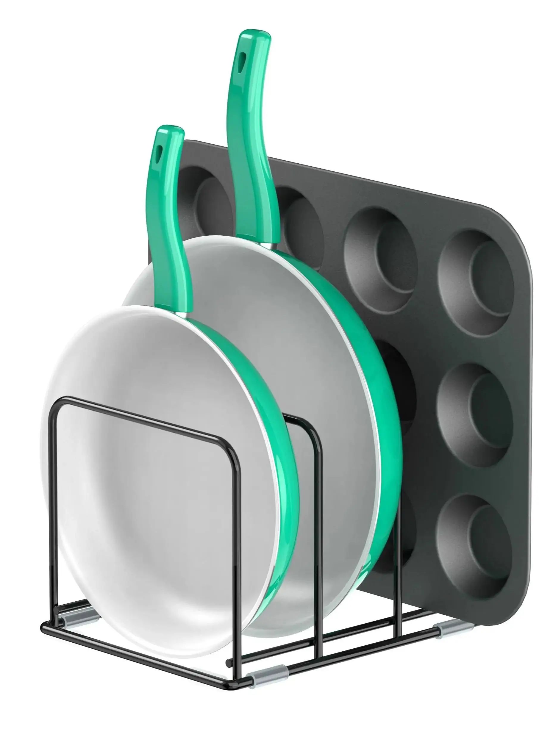 Kitchen Cabinet Baking Organizer - 팬 주최자 주방 캐비닛 주최자, 강철