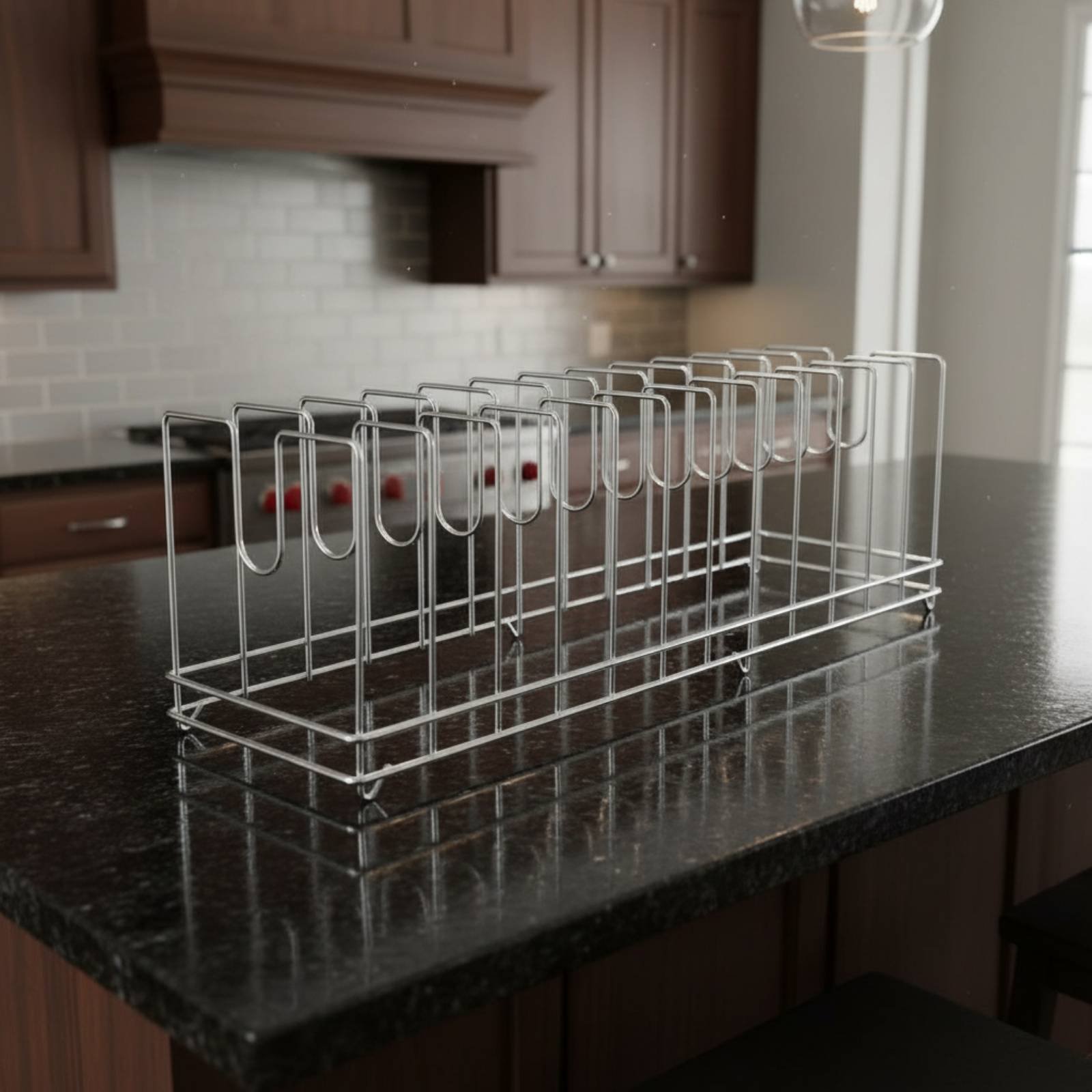 Kitchen Baking Pan Storage - 피자팬 랙 공간 절약 베이킹 트레이
