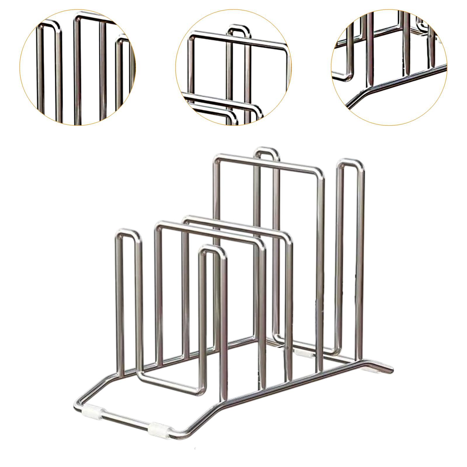 냄비 뚜껑 홀더 스테인리스 스틸 랙 주방 캐비닛 선반  - Kitchen Cabinet Baking Organizer 리뷰 및 가격