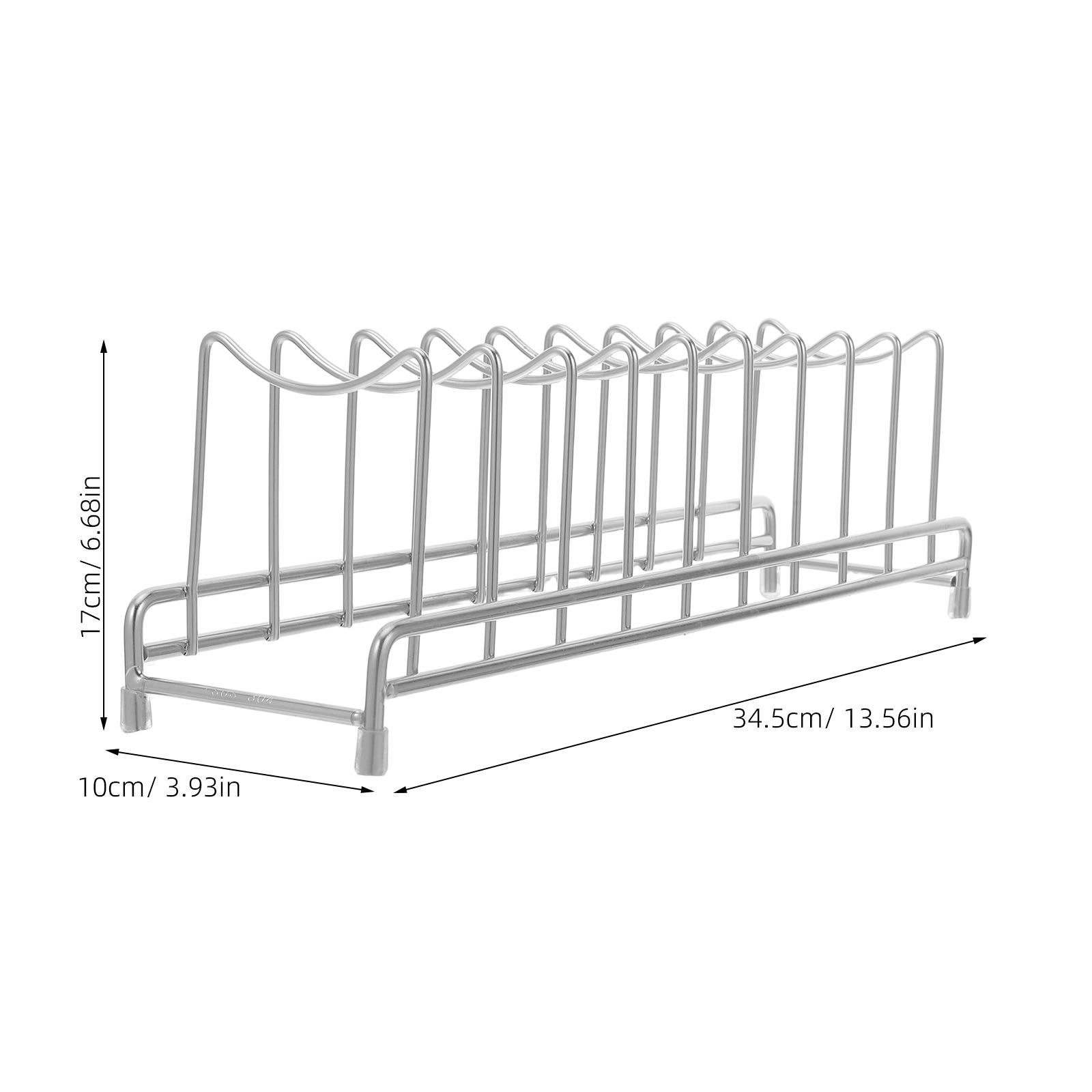 스테인리스 스틸 9단 냄비 뚜껑 정리대 주방 팬 뚜껑  - Kitchen Cabinet Baking Organizer 리뷰 및 가격