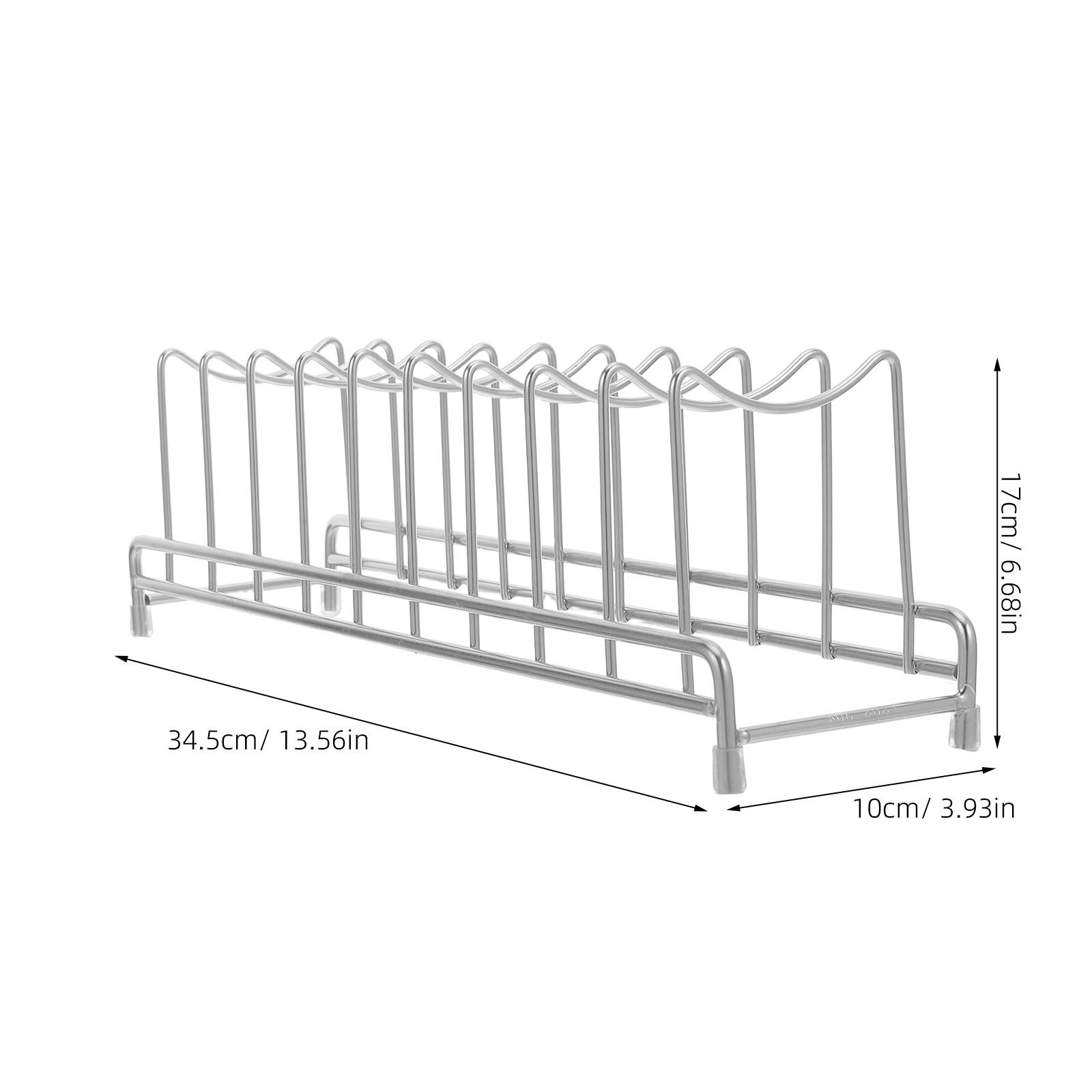 스테인리스 스틸 9단 냄비 뚜껑 정리대 주방 팬 뚜껑  - Kitchen Cabinet Baking Organizer 리뷰 및 가격