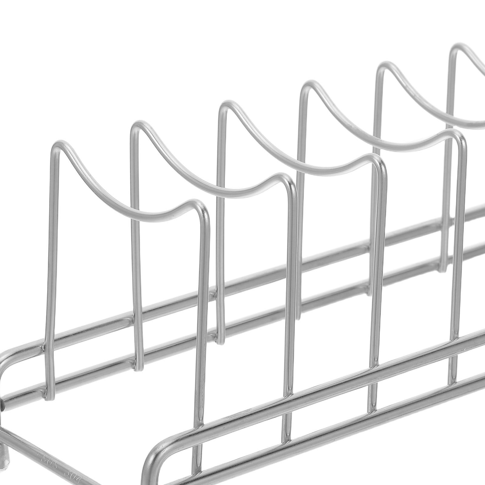 스테인리스 스틸 9단 냄비 뚜껑 정리대 주방 팬 뚜껑  - Kitchen Cabinet Baking Organizer 리뷰 및 가격