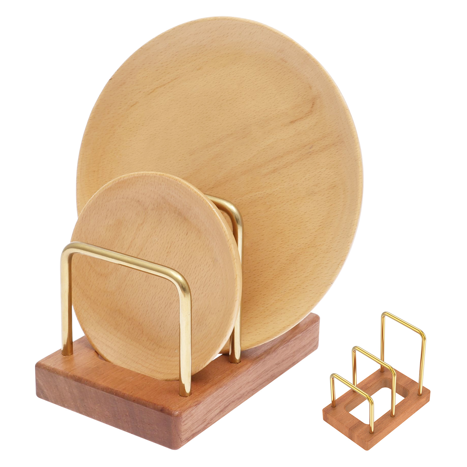 냄비 뚜껑 거치대, 도마 정리대, 나무 받침대, 베이킹 - Kitchen Cabinet Baking Organizer 리뷰 및 가격