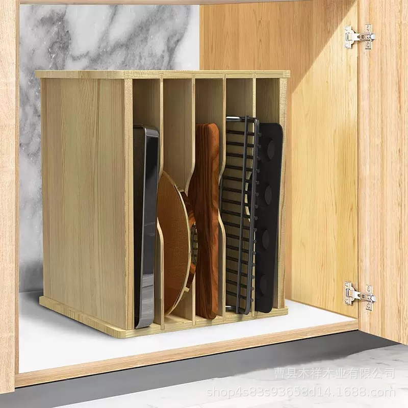 원목 주방 수납장 다층 식기 정리대 트레이 칸막이 베이 - Kitchen Cabinet Baking Organizer 리뷰 및 가격