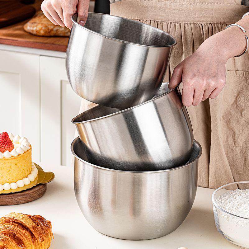1Pc 스테인레스 스틸 믹싱 볼 요리용 베이킹 계란 휘 - Baking Kitchen Design 리뷰 및 가격