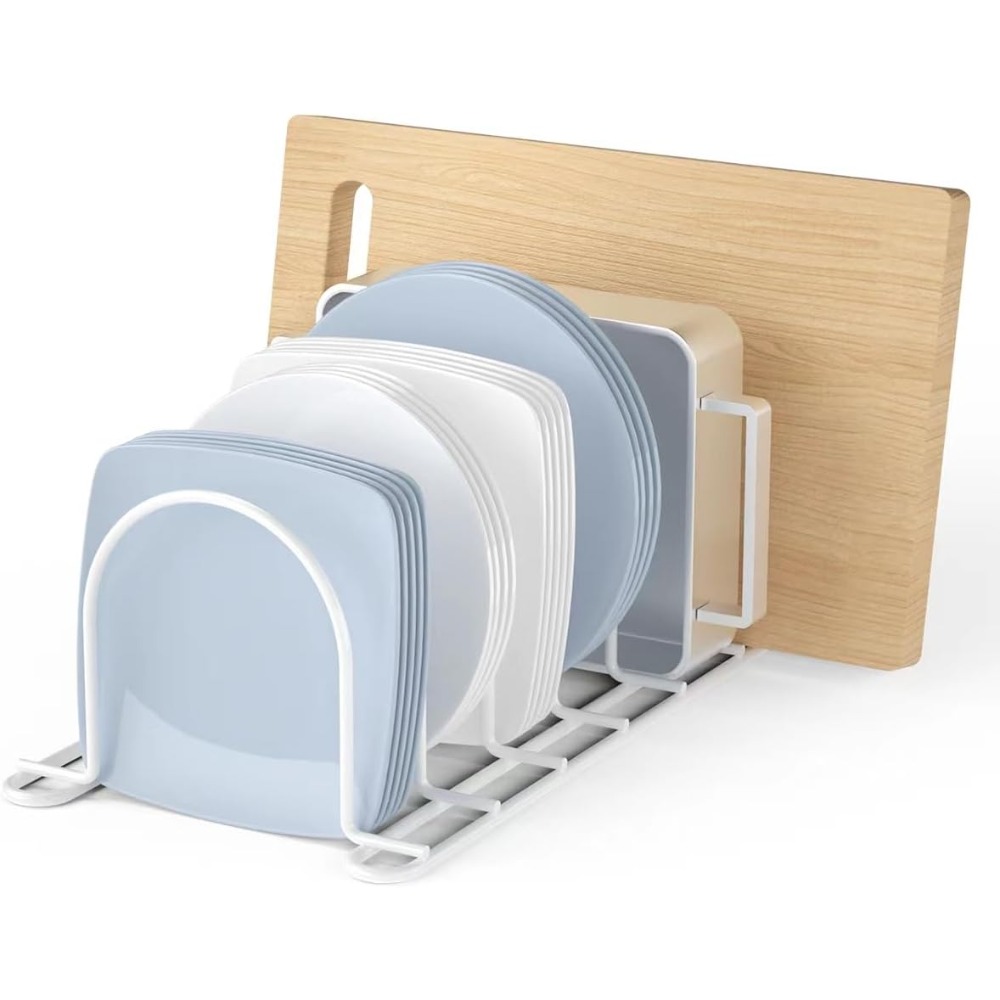 수직형 식기 정리대, 10.5인치 접시/냄비/뚜껑/도마 - Kitchen Cabinet Baking Organizer 리뷰 및 가격