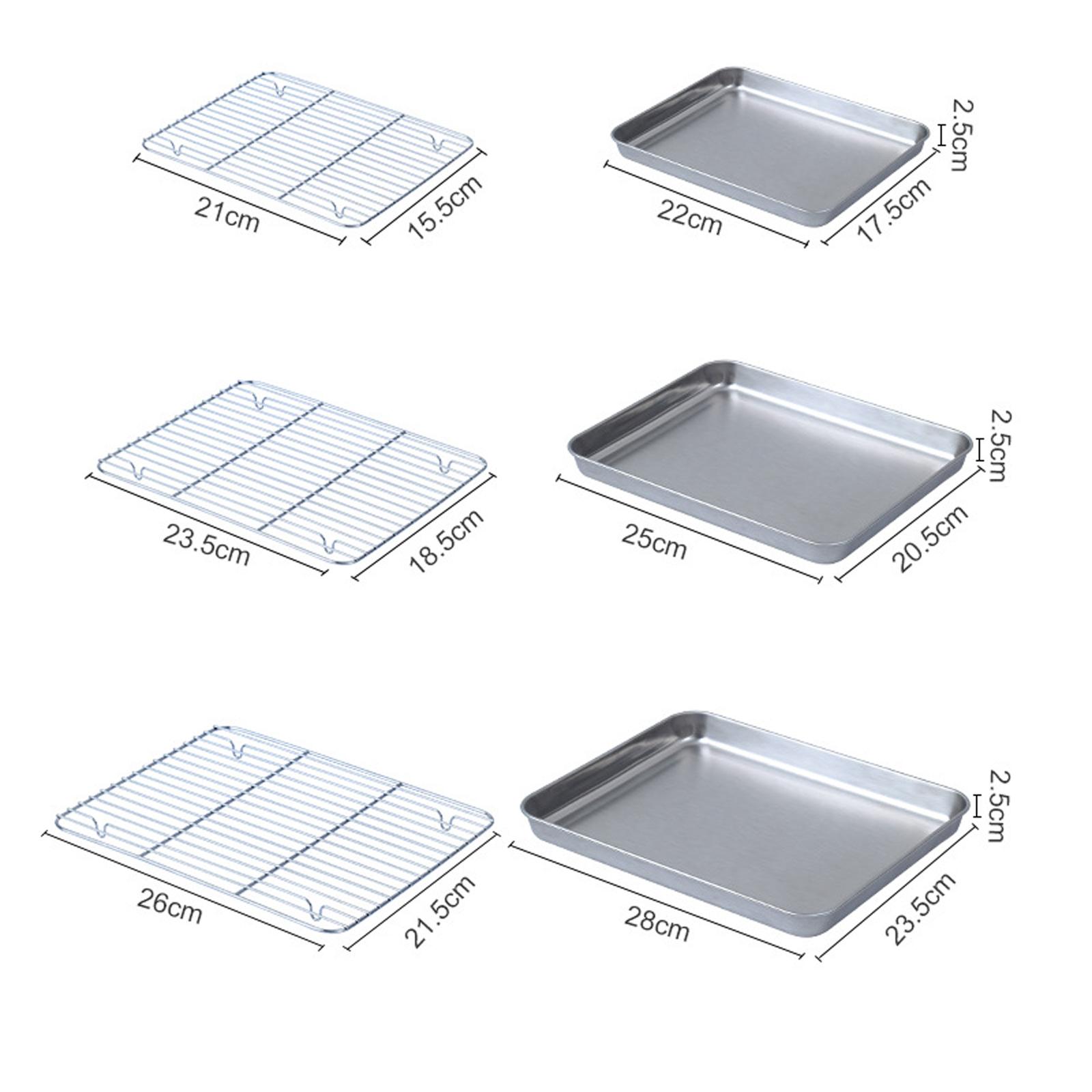 쿠키, 고기, 빵을 위한 와이어랙이 있는 베이킹 시트  - Kitchen Baking Pan Storage 리뷰 및 가격