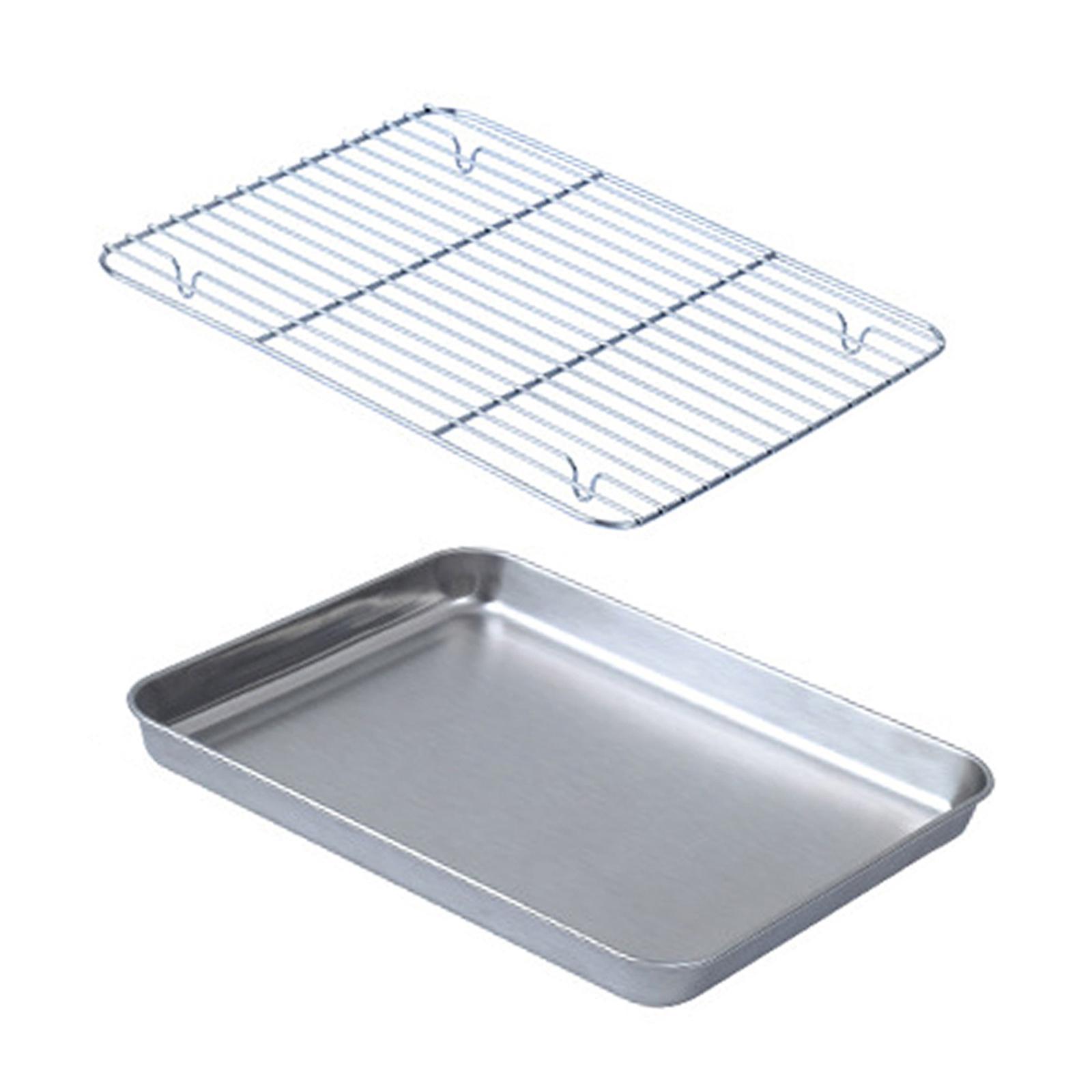 쿠키, 고기, 빵을 위한 와이어랙이 있는 베이킹 시트  - Kitchen Baking Pan Storage 리뷰 및 가격