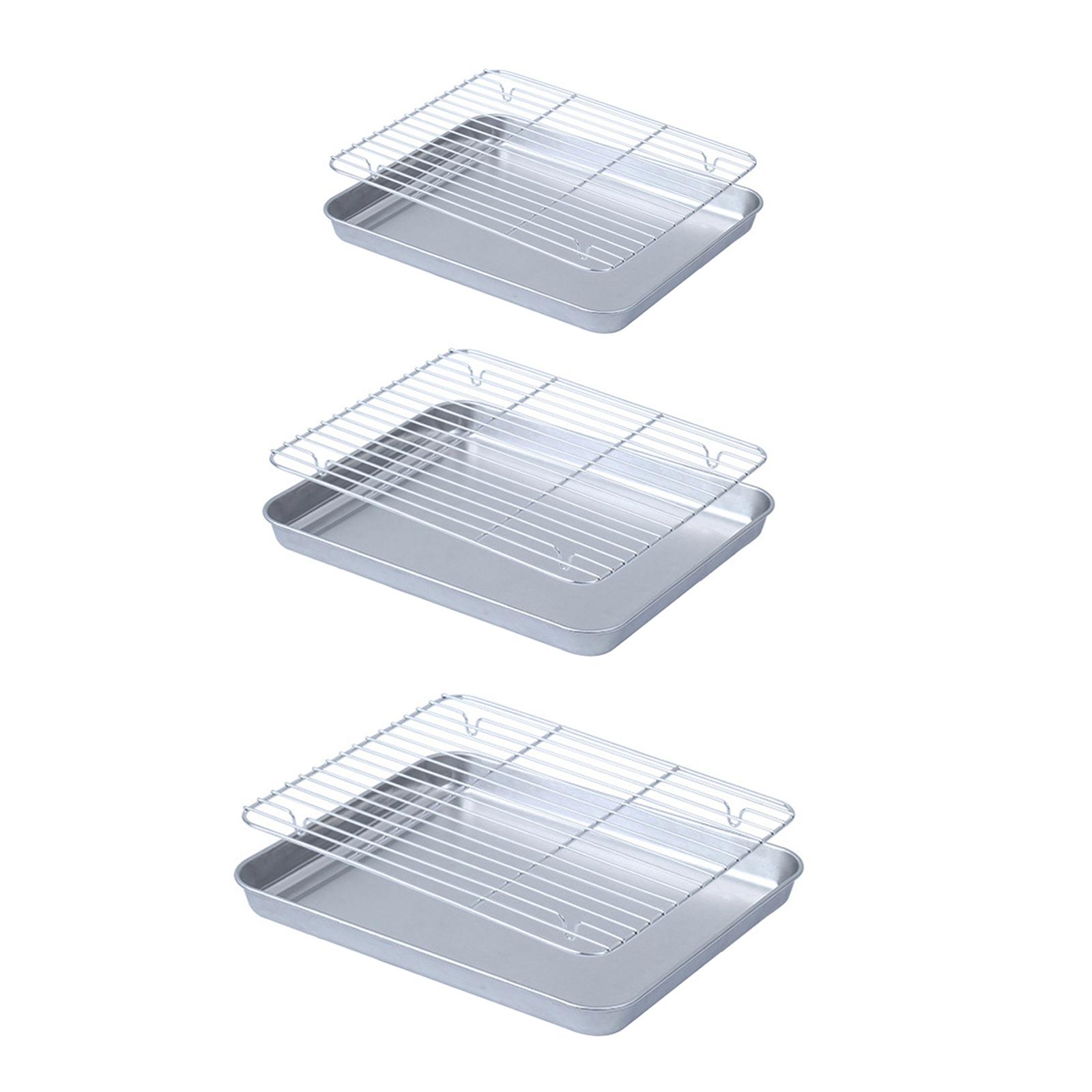 쿠키, 고기, 빵을 위한 와이어랙이 있는 베이킹 시트  - Kitchen Baking Pan Storage 리뷰 및 가격