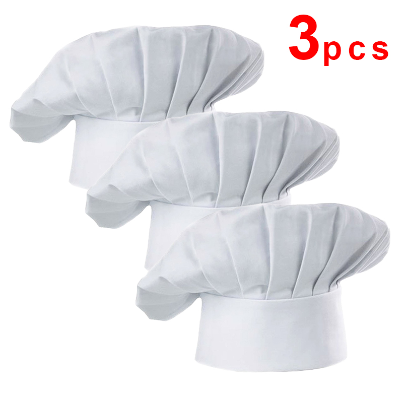 3pcs High22cm 쿡 모자 화이트 셰프 모자 음 - Kitchen Baker 리뷰 및 가격