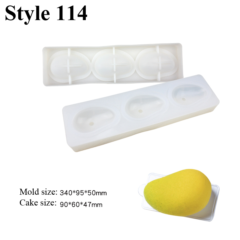 3D 망고 디자인 프랑스 과일 무스 금형 디저트 Bak - Baking Kitchen Design 리뷰 및 가격