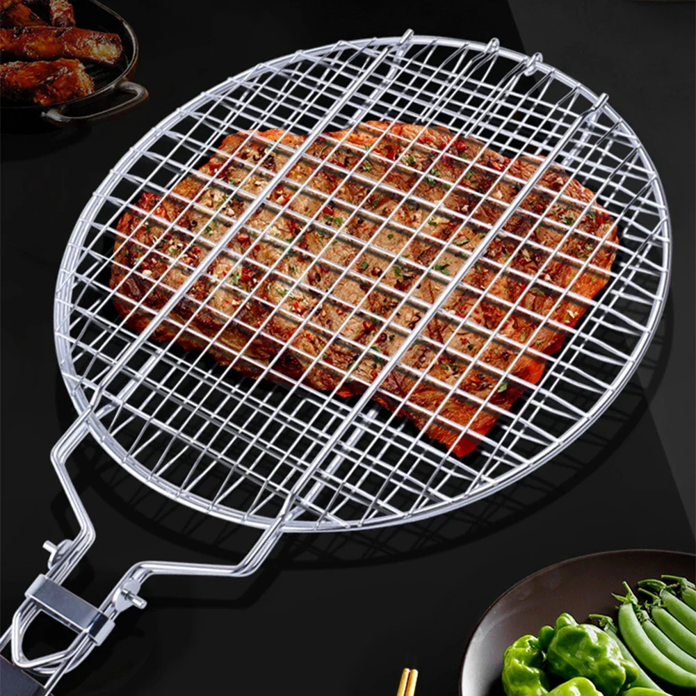 304 스테인리스 스틸 BBQ 메쉬 논스틱 그릴 바스켓 - Super Kitchen Baking Mat 리뷰 및 가격