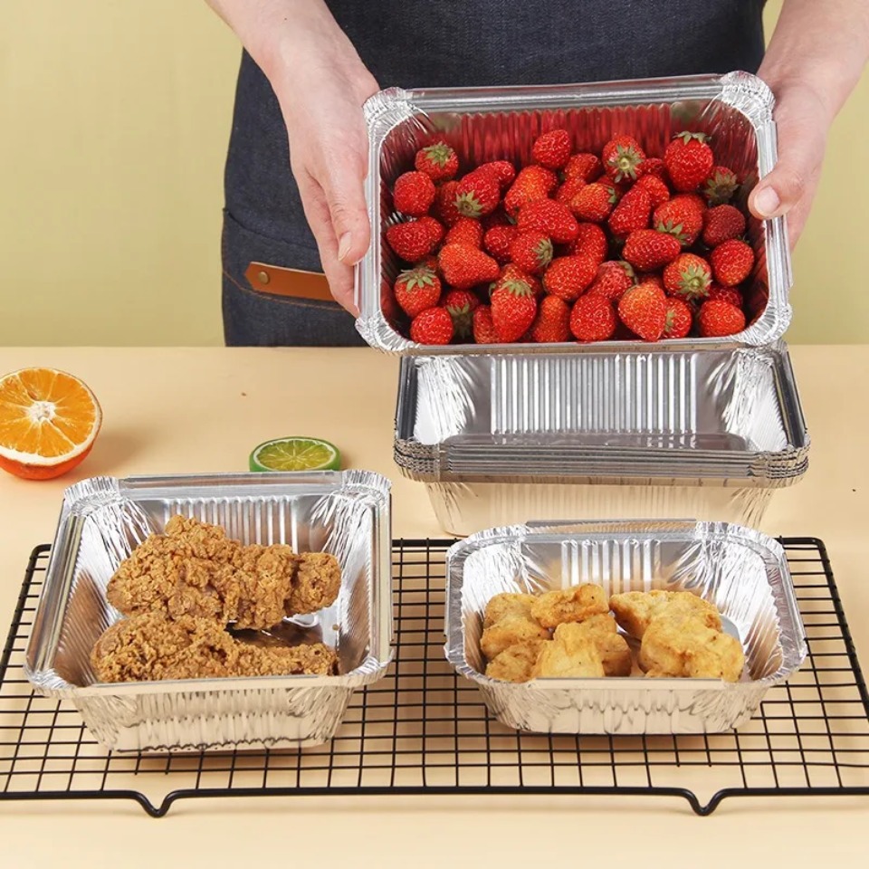 10/20PCS 일회용 알루미늄 호일 트레이 두꺼운 식 - Kitchen Baking Pan Storage 리뷰 및 가격