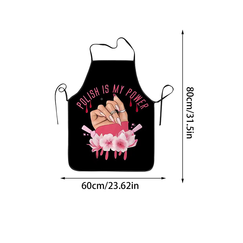 1Pcs 네일 아트 인쇄 뷰티 주방 여성 앞치마 가정용 - Kitchen Baking 리뷰 및 가격
