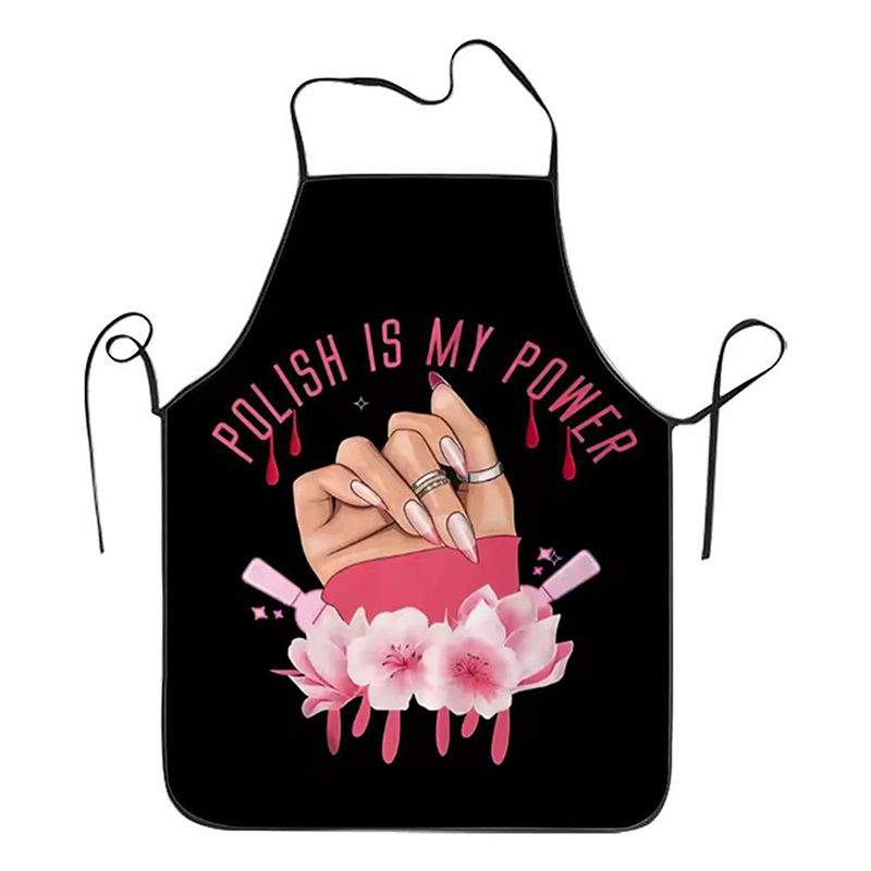 1Pcs 네일 아트 인쇄 뷰티 주방 여성 앞치마 가정용 - Kitchen Baking 리뷰 및 가격