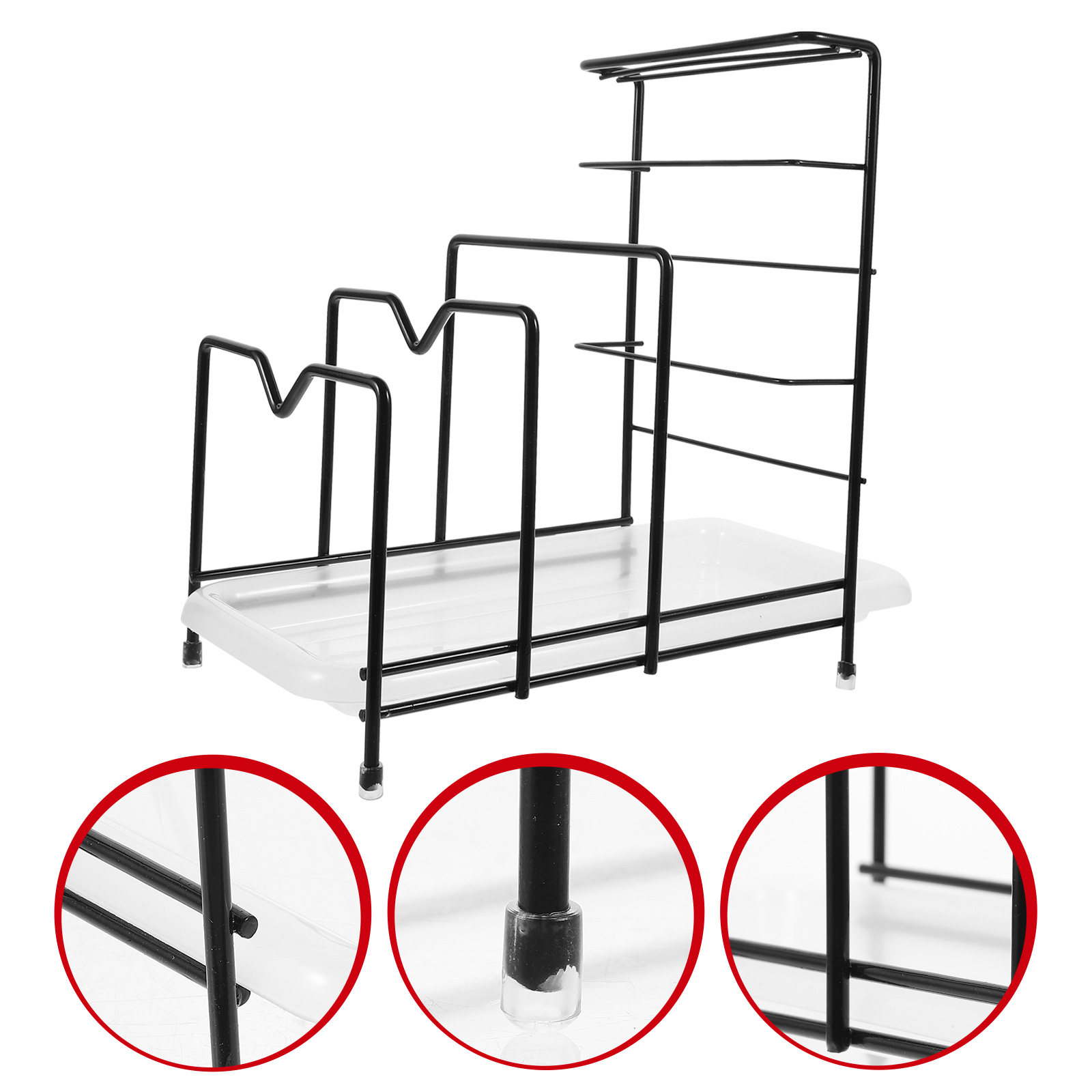 냄비 뚜껑 정리대, 도마 받침대, 도마 홀더, 베이킹  - Kitchen Cabinet Baking Organizer 리뷰 및 가격